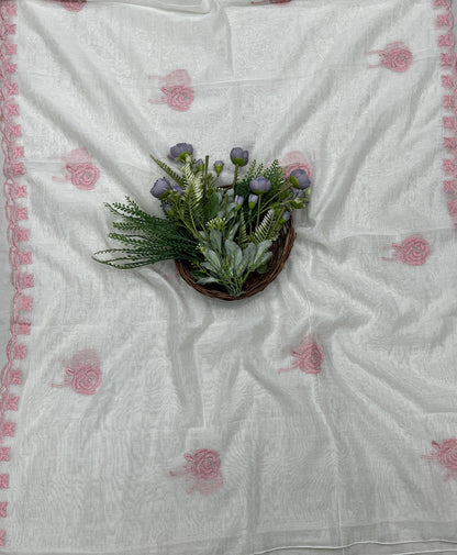 483B Cotton Off White suit Fabric / CKC Cotton Bazaar