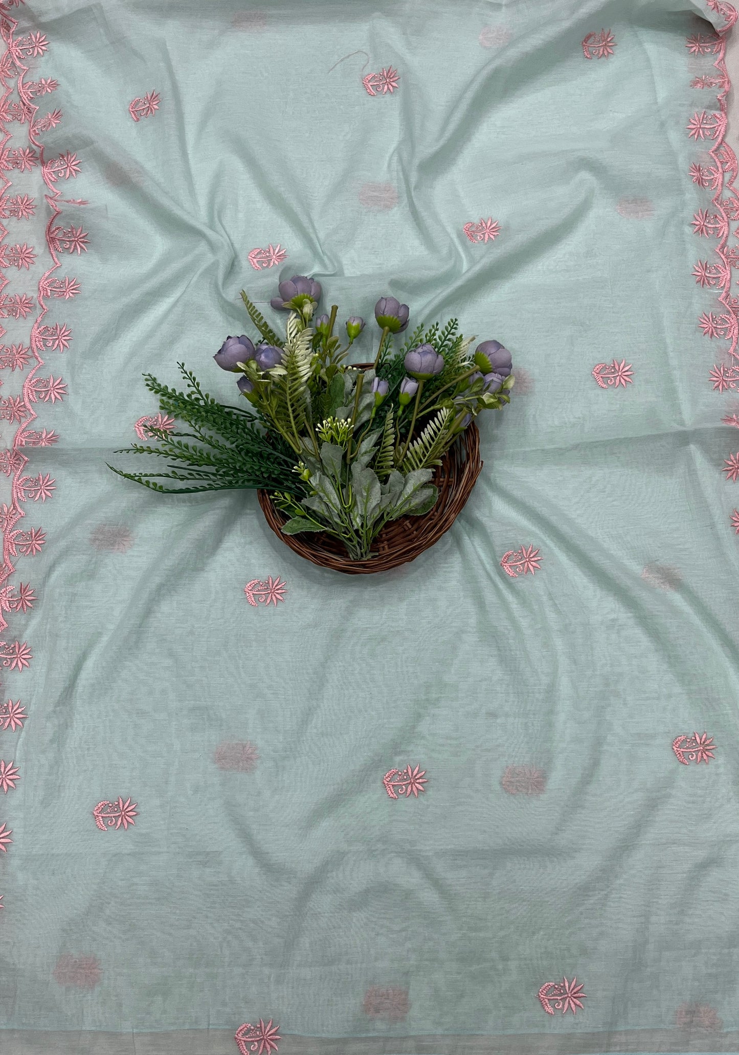 482B Cotton Mint Green suit Fabric / CKC Cotton Bazaar