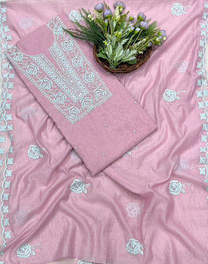 485B Cotton Pink suit Fabric / CKC Cotton Bazaar