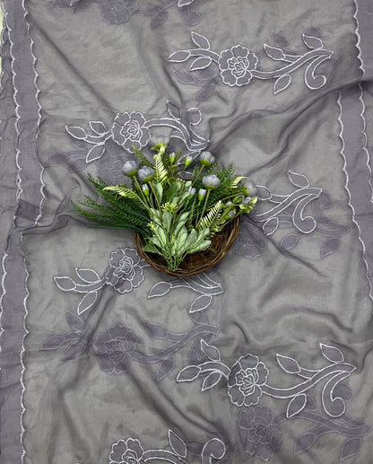 490B Mul Cotton Purple Suit Fabric / CKC Mul Cotton
