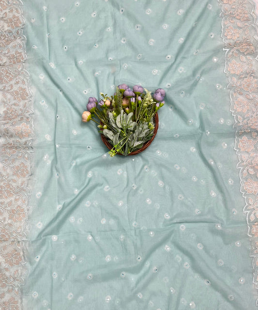 क्रेप गुलाबी सूट संग्रह / हाथ से पेंट किए गए सूट