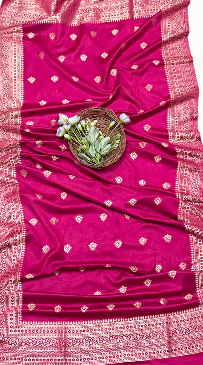 Pashmina Majenta Suit Fabric/ Winter Suits