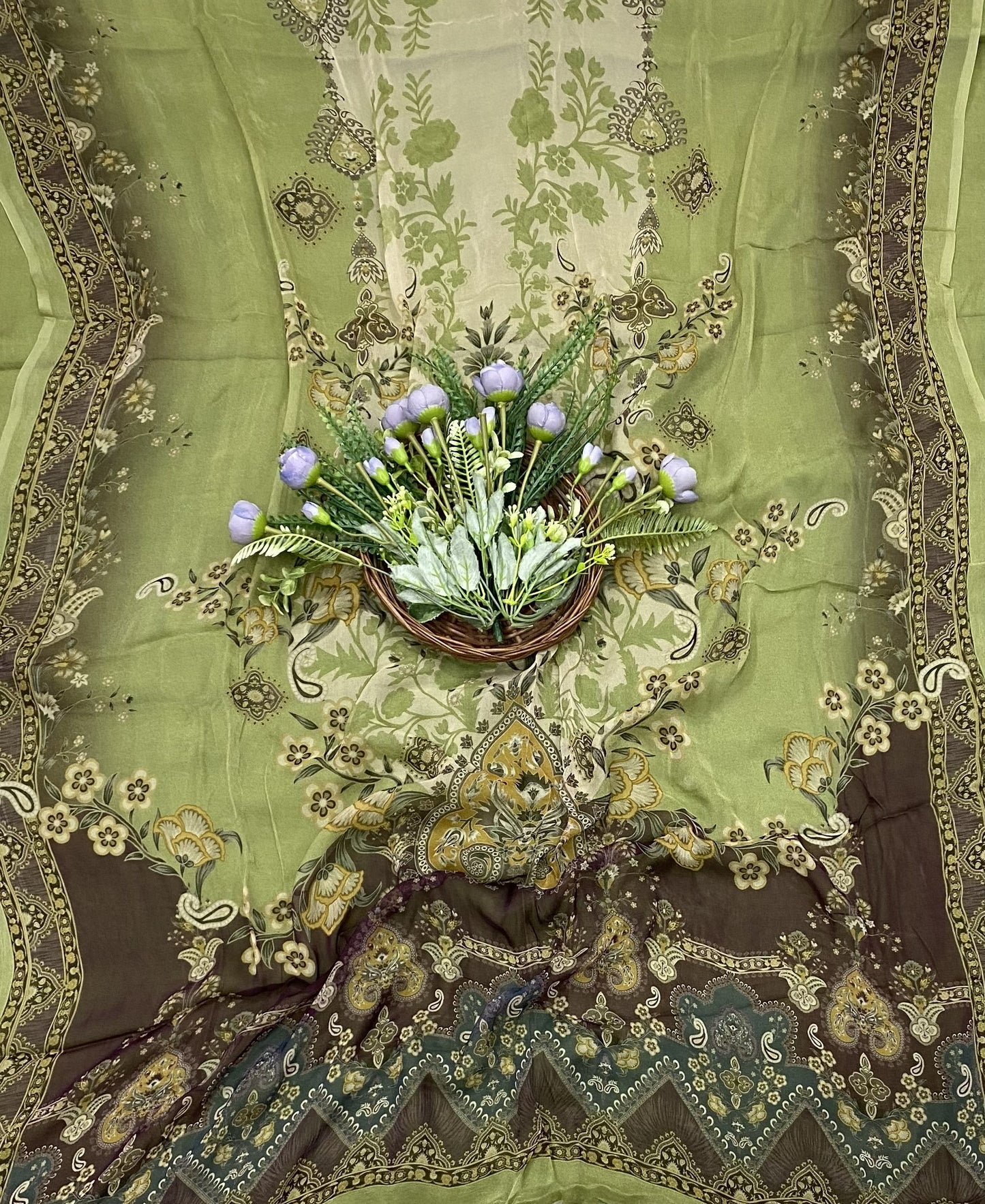 359B Muslin Suit Pista Green Fabric / CKC Muslin Suits