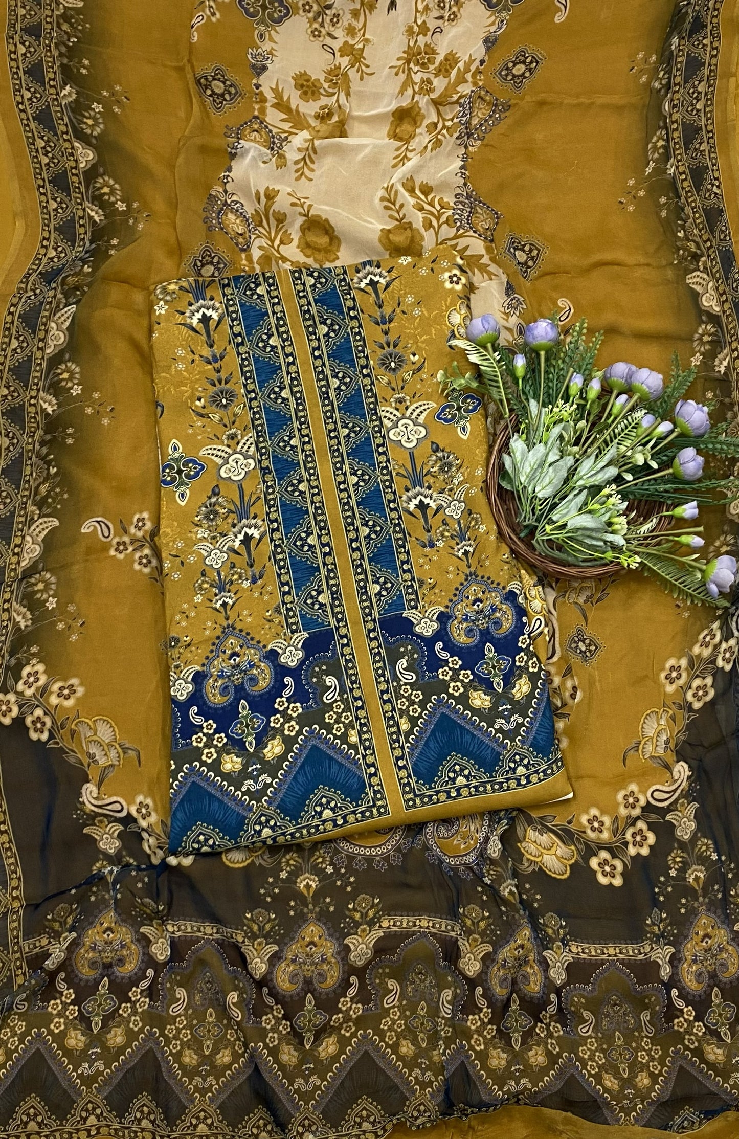 358B Muslin Suit Mustard Fabric / CKC Muslin Suits