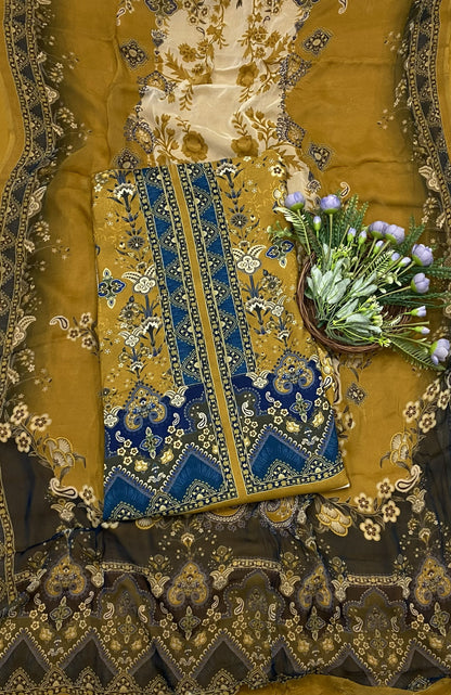 358B Muslin Suit Mustard Fabric / CKC Muslin Suits