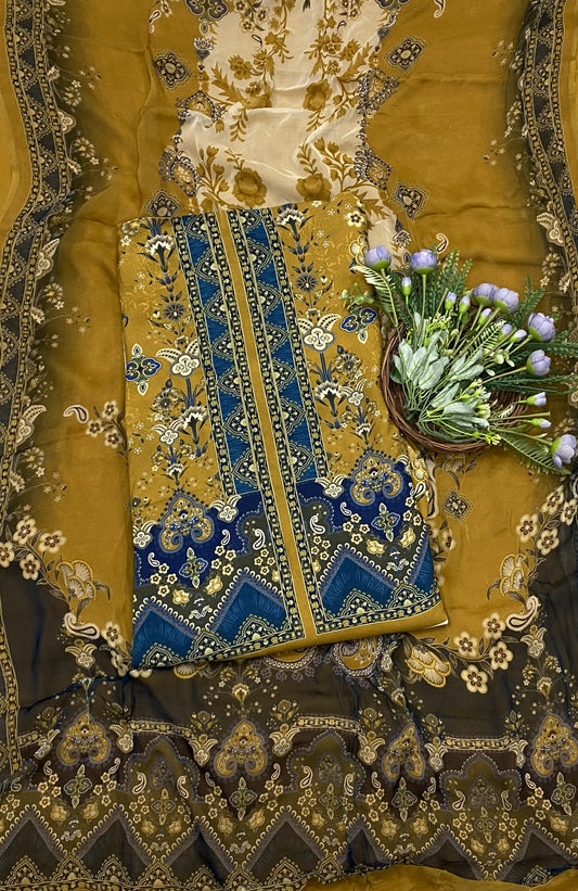 358B Muslin Suit Mustard Fabric / CKC Muslin Suits