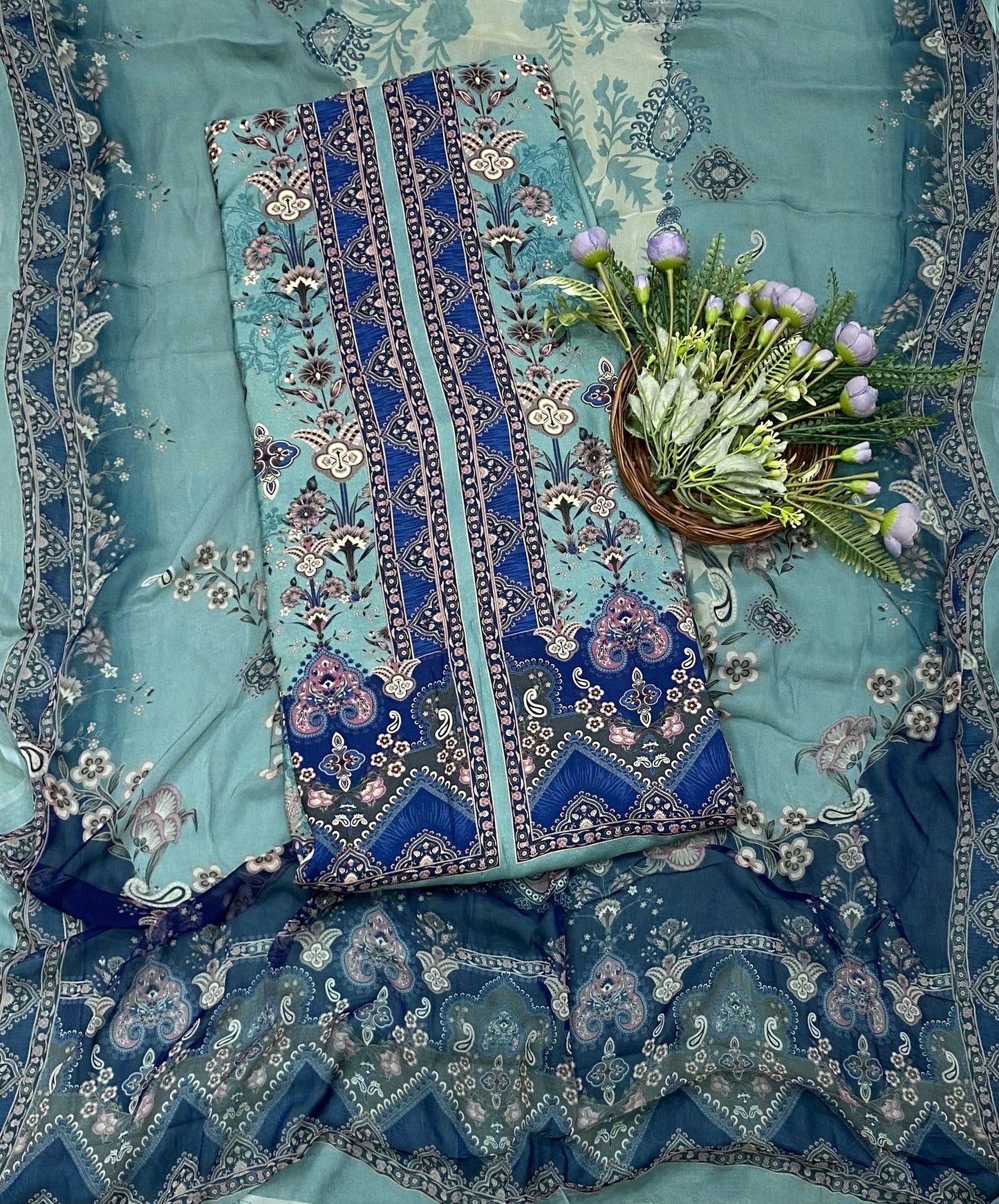 356B Muslin Blue Suit Fabric / CKC Muslin Suits