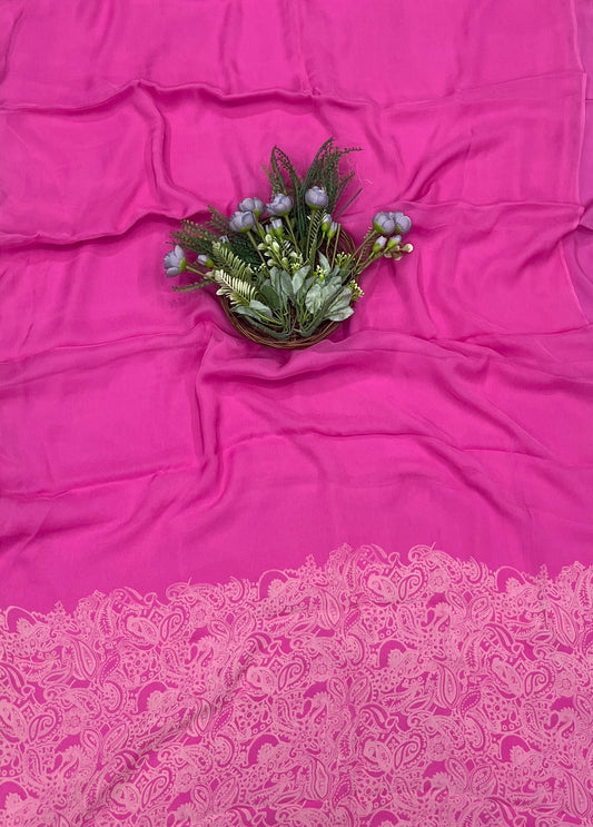 526B Chiffon Light Pink Suit Fabric / CKC Chiffon Suits