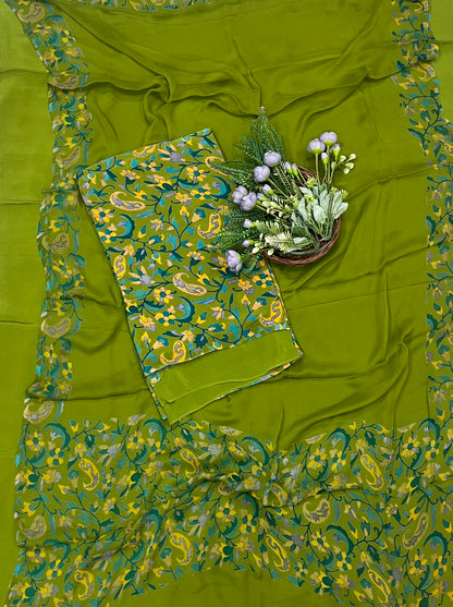Ckc 531B Crepe Green Suit Fabric / CKC Crepe Suits