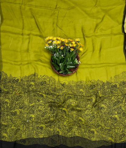 200 Georgette Green Suit Fabric / CKC Georgette Suits