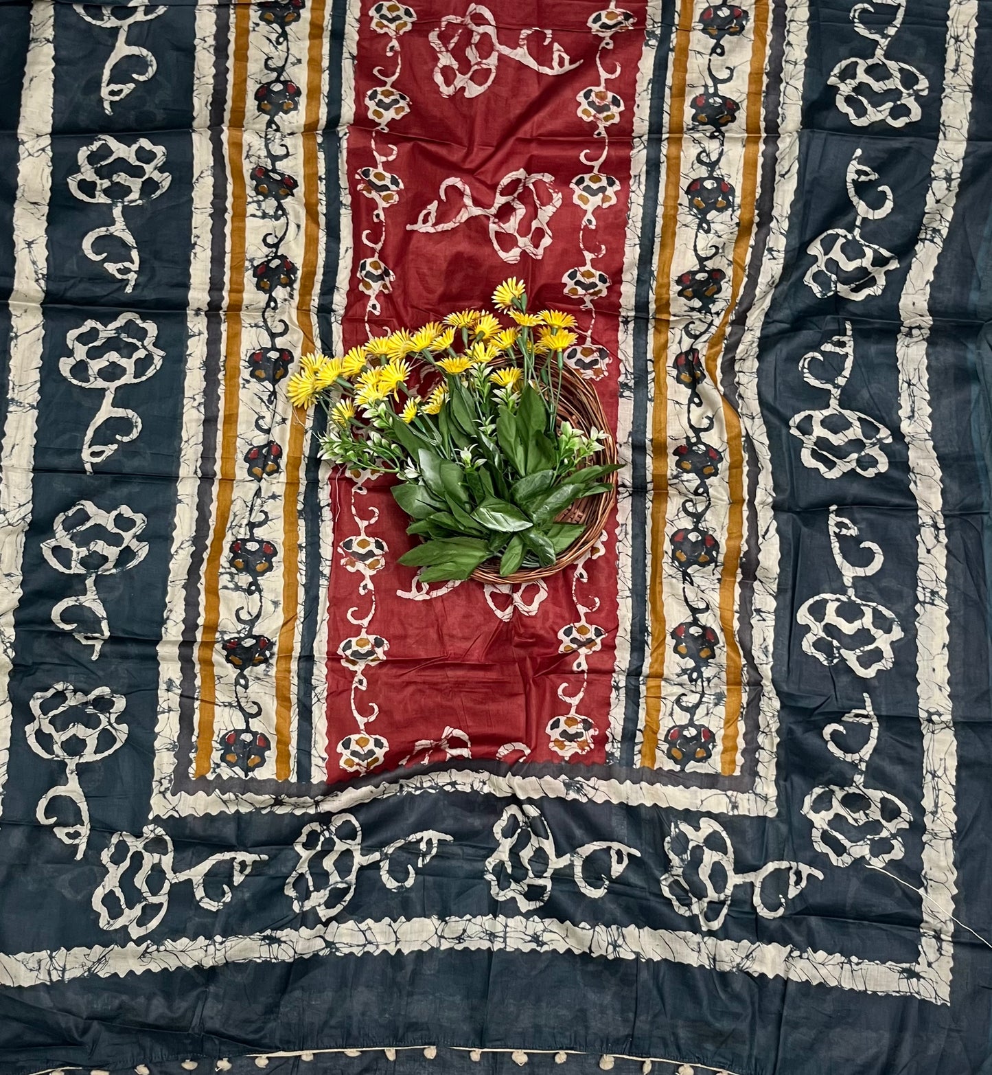 Cotton Navy Blue Suit Fabric / CKC Cotton Bazaar