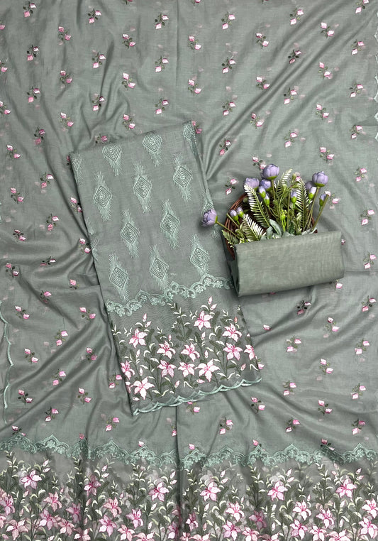 माल कॉटन डस्टी गुलाबी सूट फैब्रिक / कॉटन बाज़ार