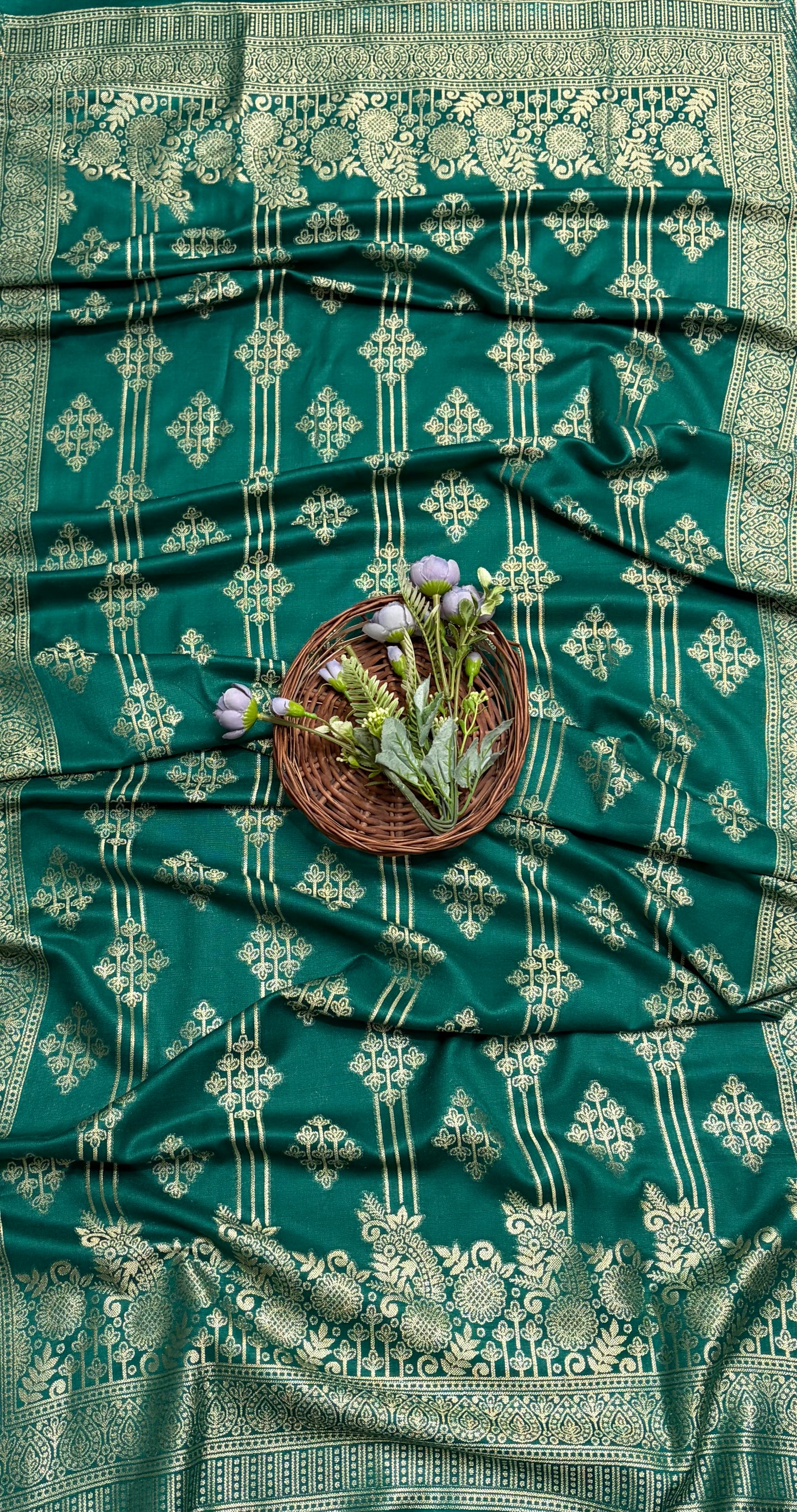 Pashmina green Suit Fabric/ Winter Suits