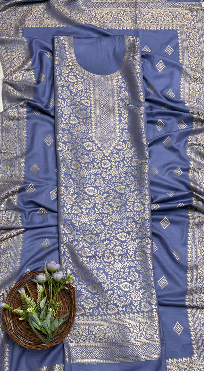 Pashmina Mauve Suit Fabric/ CKC Winter Suits