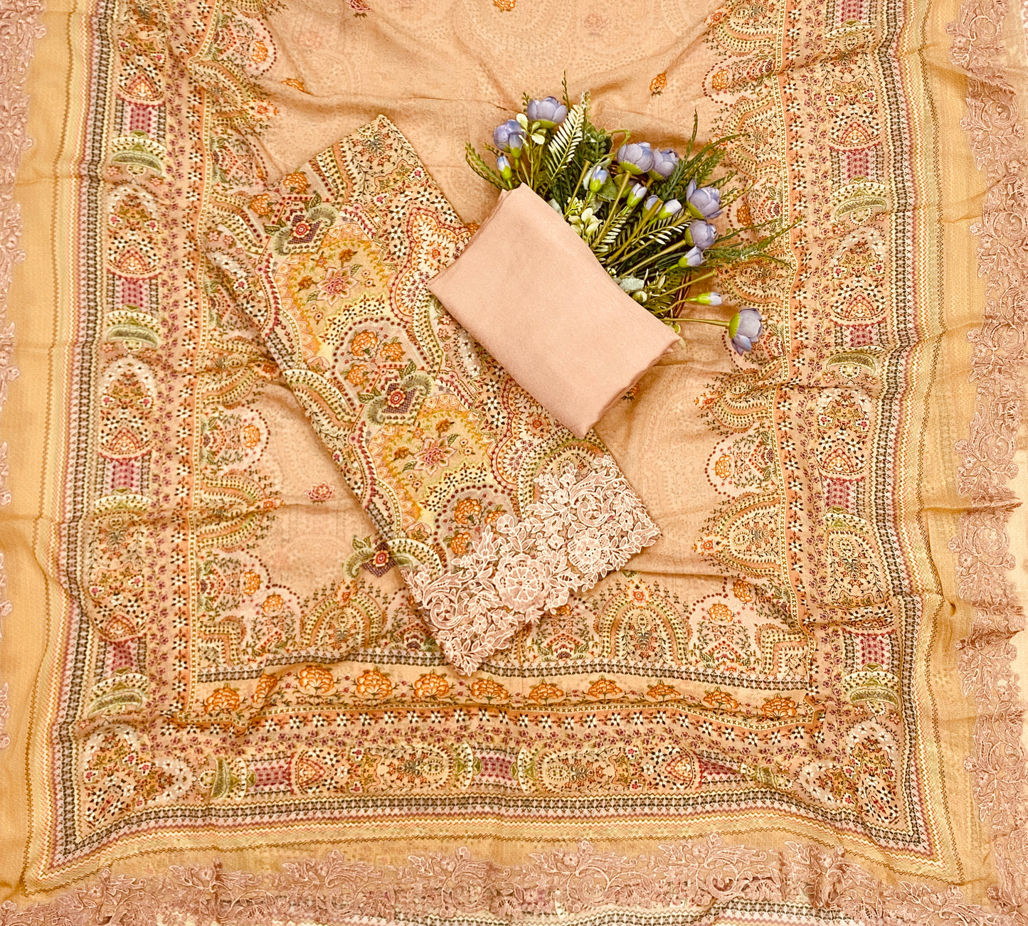760B Georgette Dusty Beige Suit Fabric / CKC Georgette Suits