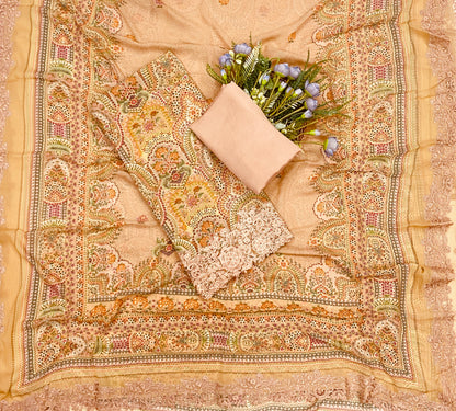 760B Georgette Dusty Beige Suit Fabric / CKC Georgette Suits