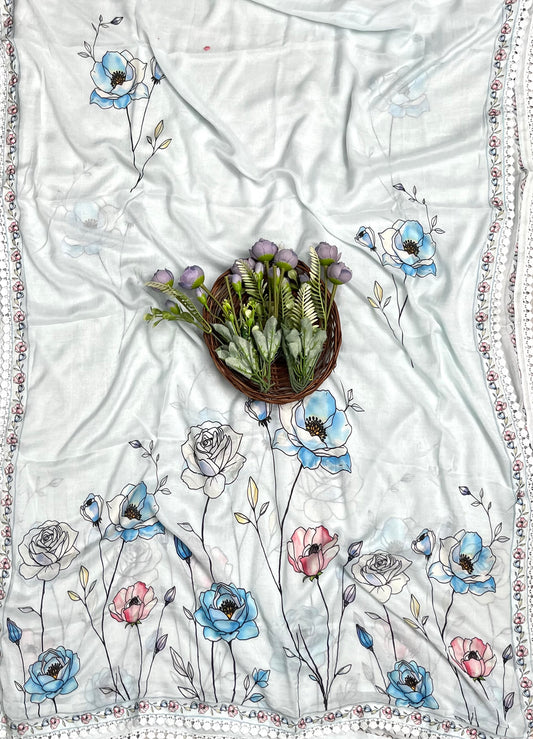 Muslin Light Blue Suit Fabric / CKC Muslin Suits
