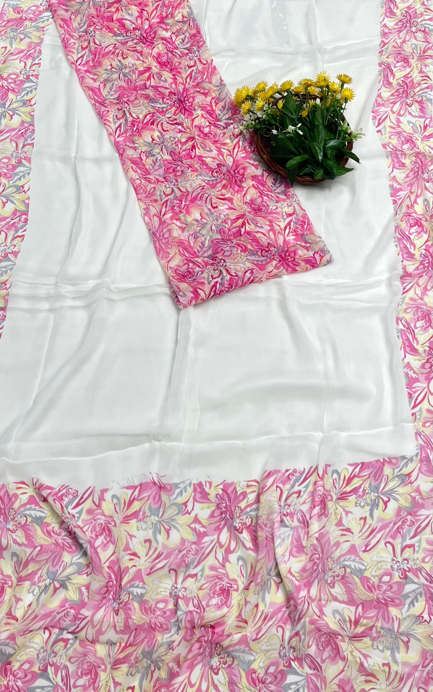 Ckc 260 Chiffon Pink Suit Fabric / CKC Chiffon Suits