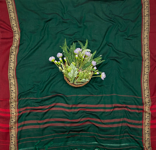 752B Cotton Dark Green Suit Fabric / CKC Cotton Bazaar