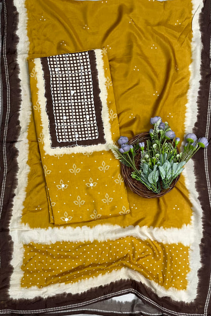 Muslin Mustard Suit Fabric / CKC Muslin Suits