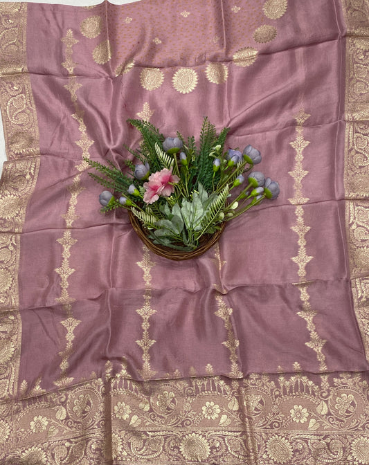 1C Dola Silk Dusty Lilac Suit Fabric/ CKC Partywear Collection