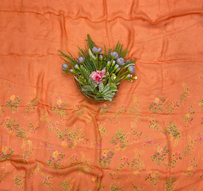 36C Crepe Orange Suit Fabric / CKC Crepe Suits