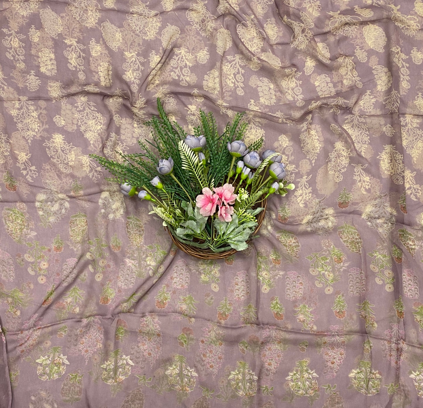 33C Crepe Dusty Lilac Suit Fabric / CKC Crepe Suits