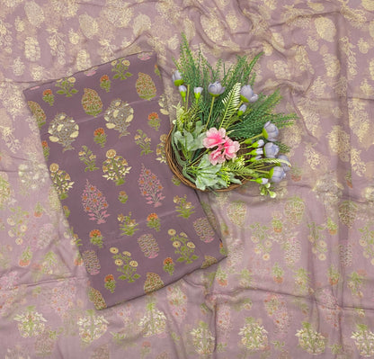 33C Crepe Dusty Lilac Suit Fabric / CKC Crepe Suits