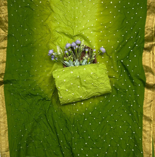 Jaipuri Green Suit Fabric / CKC Jaipuri Suits