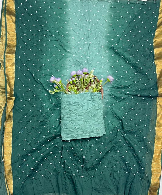 Jaipuri Sea Blue Suit Fabric / CKC Jaipuri Suits