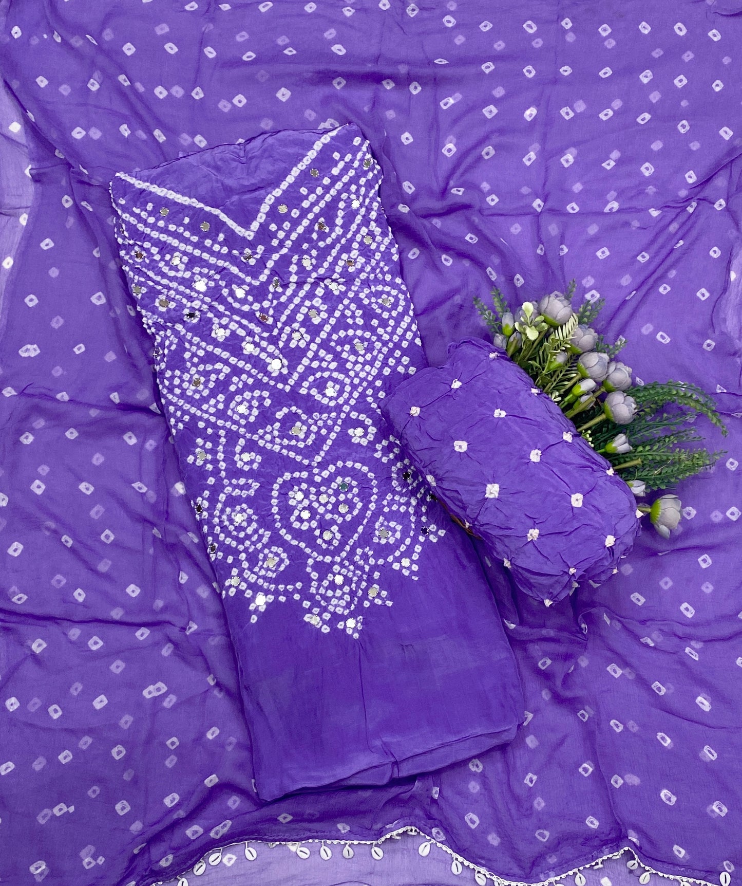 140C Jaipuri Crepe Light Purple Suit Fabric / CKC Jaipuri Suits