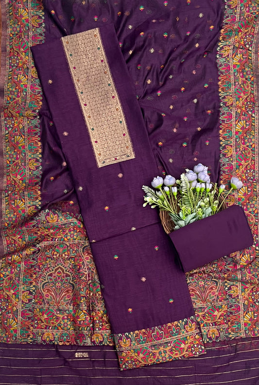 जॉर्जेट सी ग्रीन सूट फ़ैब्रिक / ईज़ी ब्रीज़ी PT-3