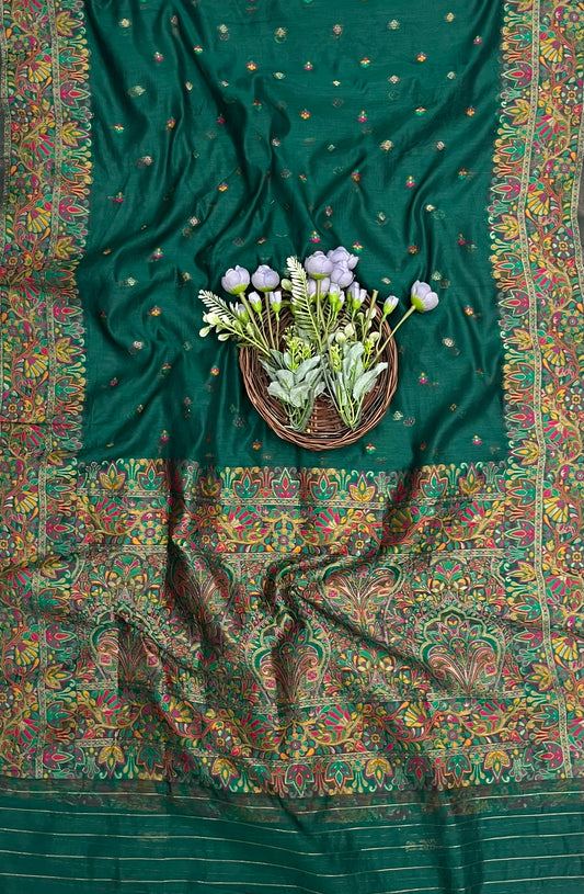 जॉर्जेट सी ग्रीन सूट फ़ैब्रिक / ईज़ी ब्रीज़ी PT-3