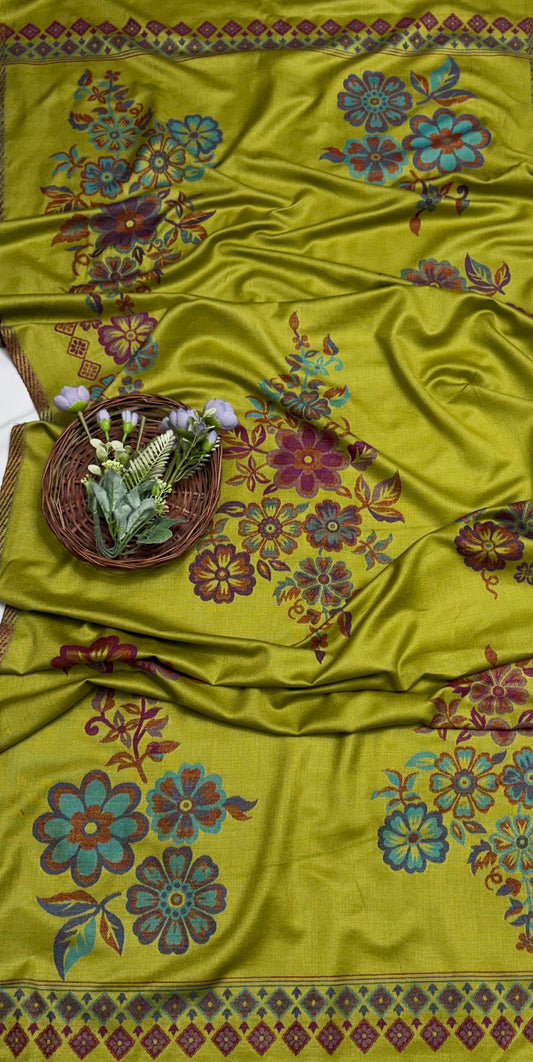 Pashmina Green Suit Fabric / CKC Winter Suits