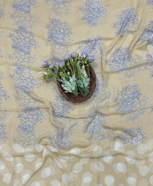 258 Chinon Polka Dot Light Skin Suit Fabric / CKC Polka Story