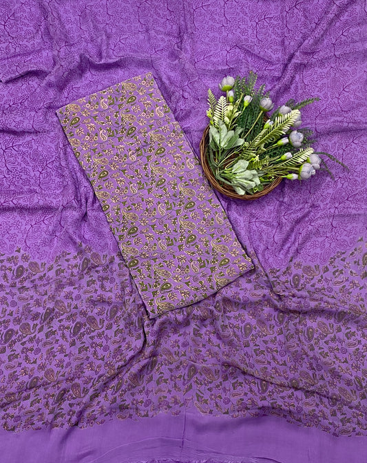 261C Crepe Purple Suit Fabric / CKC Crepe Suits
