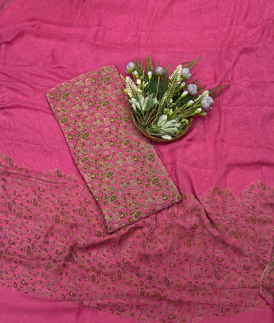 264C Crepe Pink Suit Fabric / CKC Crepe Suits