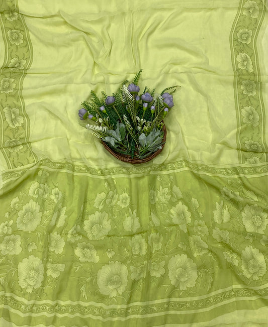 253C Crepe Light Green Suit Fabric / CKC Crepe Suits