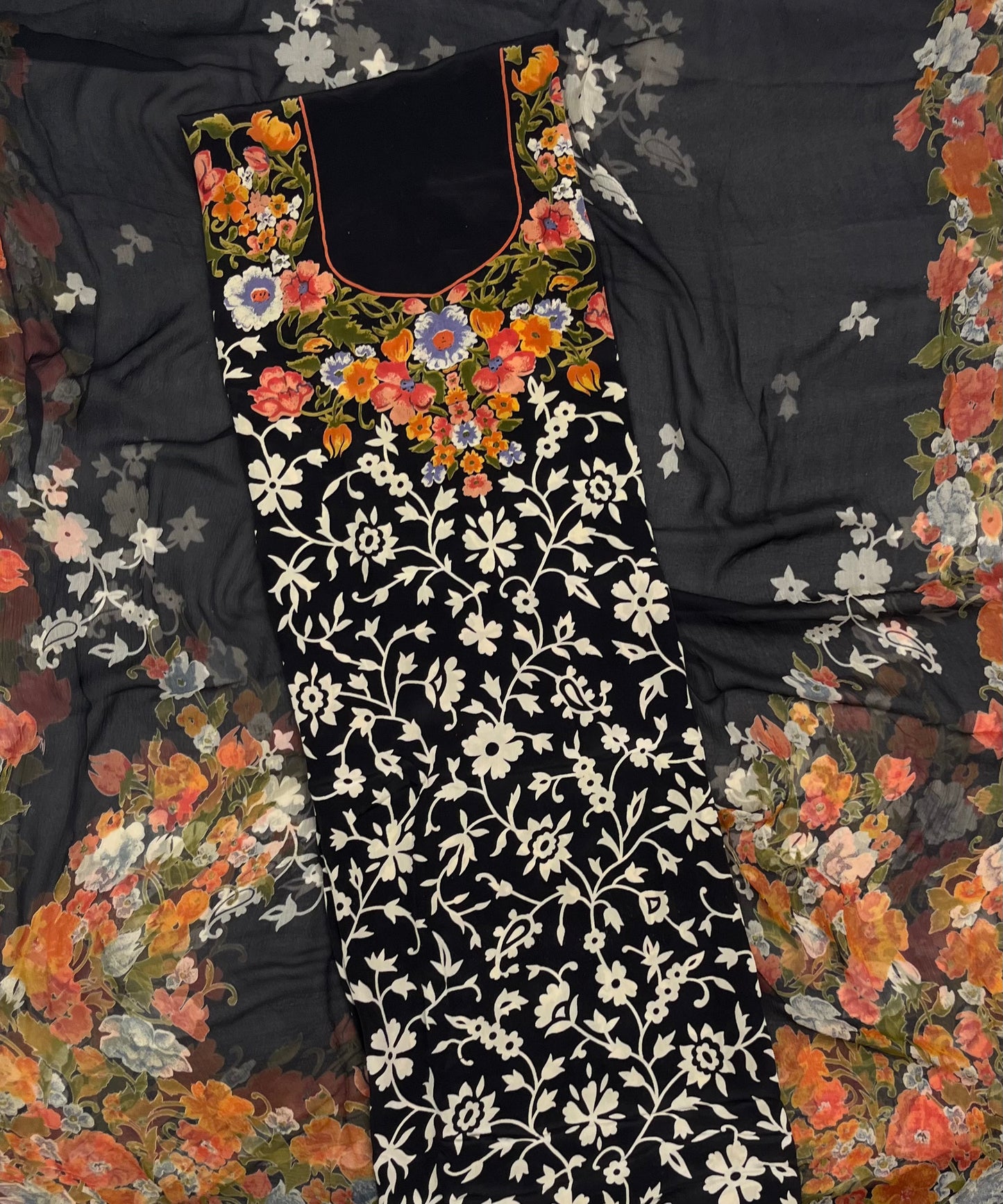 Ckc 136 Crepe Black Suit Fabric / CKC Crepe Suits