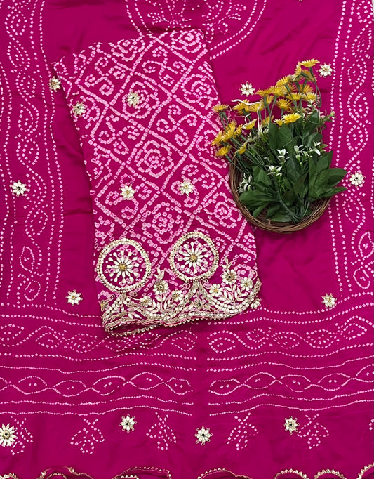 जॉर्जेट सी ग्रीन सूट फ़ैब्रिक / ईज़ी ब्रीज़ी PT-3