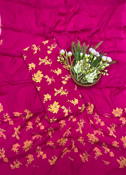 465C Crepe Wine Suit Fabric / CKC Crepe Suits