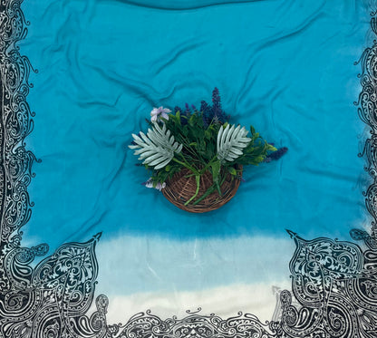 26 Crepe Sea Blue Suit Fabric / CKC Crepe Suits