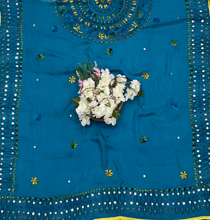 CKC 566 Georgette Blue Suit Fabric / CKC Georgette Suits