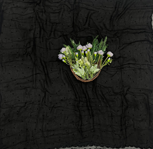 क्रेप गुलाबी सूट संग्रह / हाथ से पेंट किए गए सूट