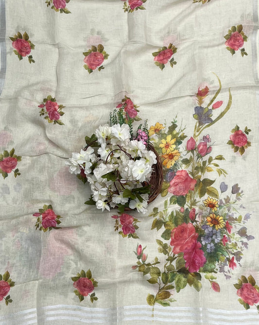 क्रेप गुलाबी सूट संग्रह / हाथ से पेंट किए गए सूट