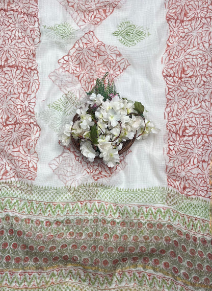 795 Cotton Green Suit Fabric / CKC Cotton Bazaar