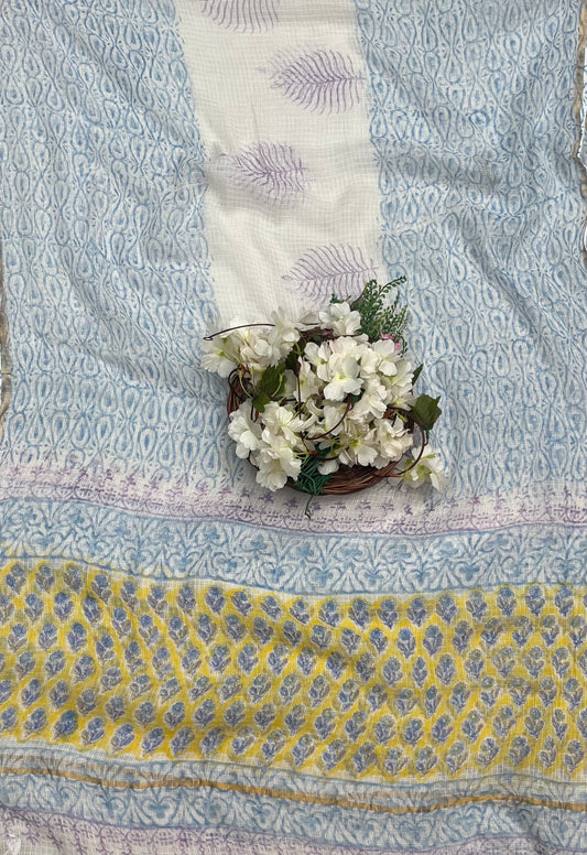 CKC 794 Cotton Yellow Suit Fabric / CKC Cotton Bazaar