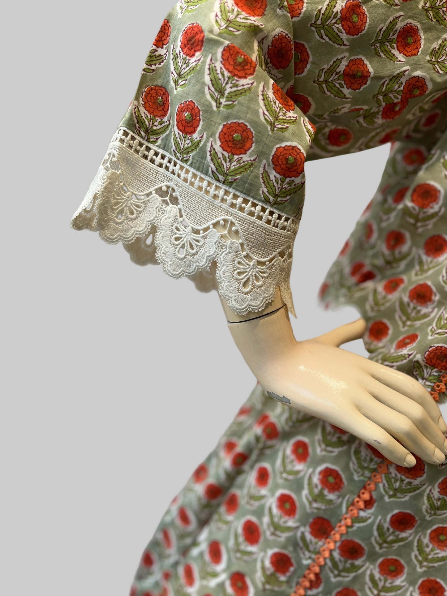 841B Cotton Green Stitched Suit / CKC Stitched Suits