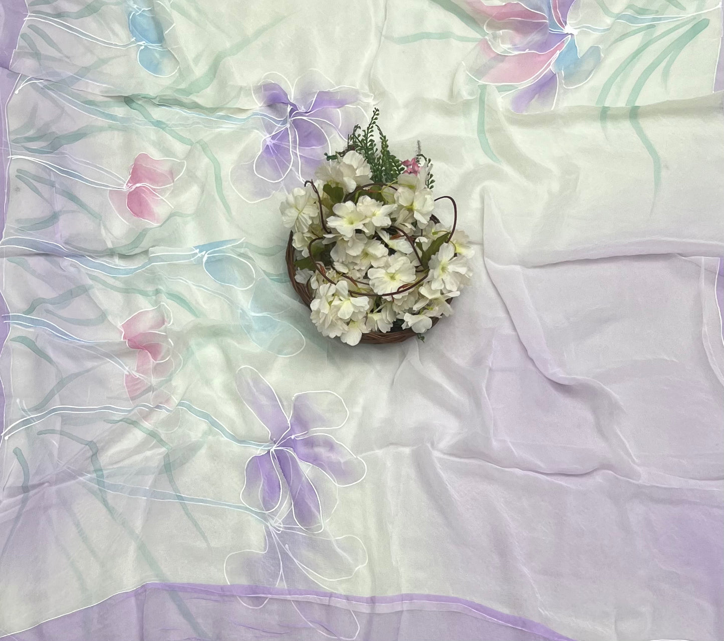 CKC 688 Georgette Lilac Suit Fabric / CKC Georgette Suits