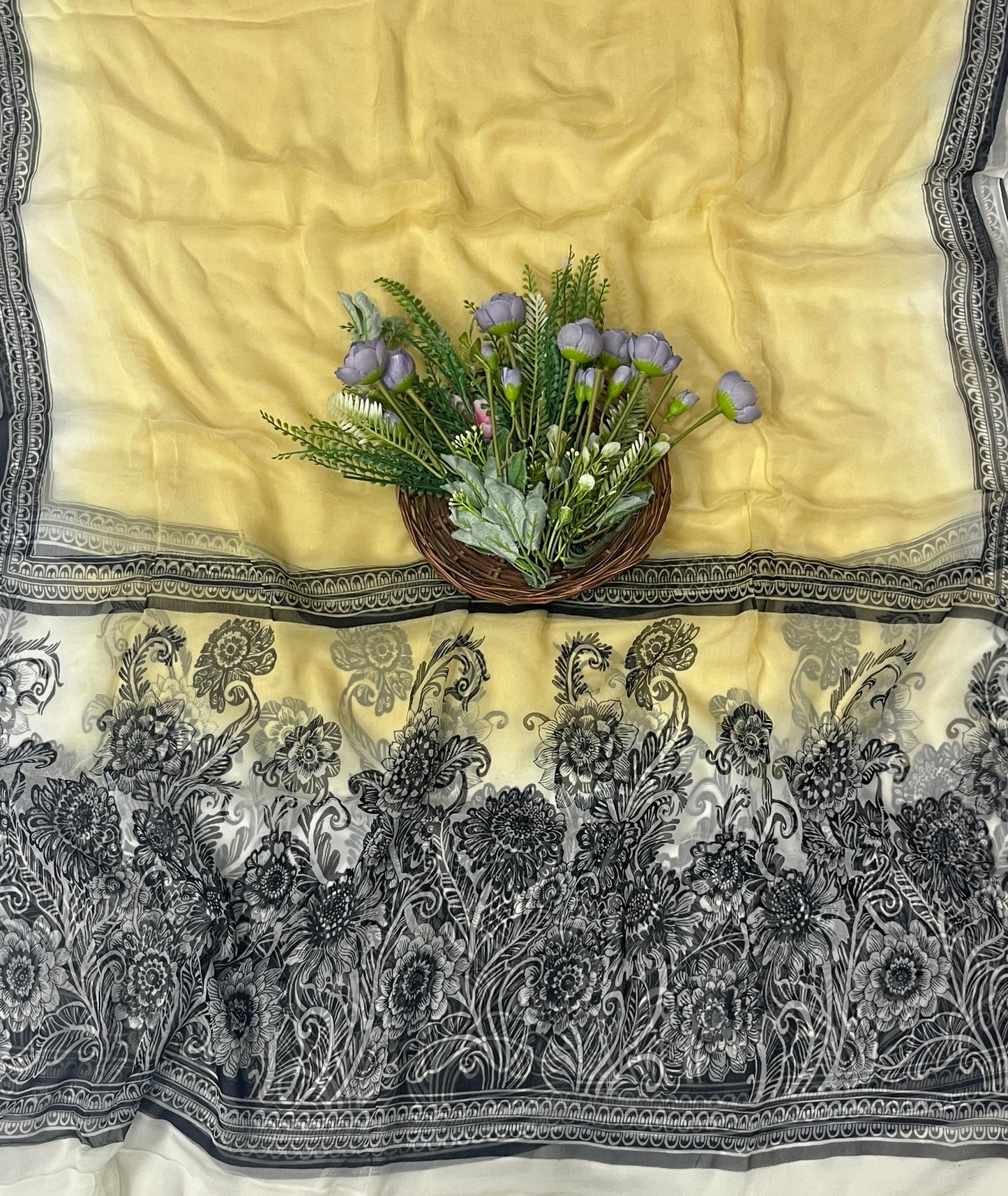 850B Crepe Lemon Suit Fabric / CKC Crepe Suits